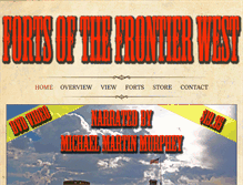 Tablet Screenshot of fortsofthefrontierwest.com
